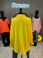 Chemise Milan Jaune Grande Taille