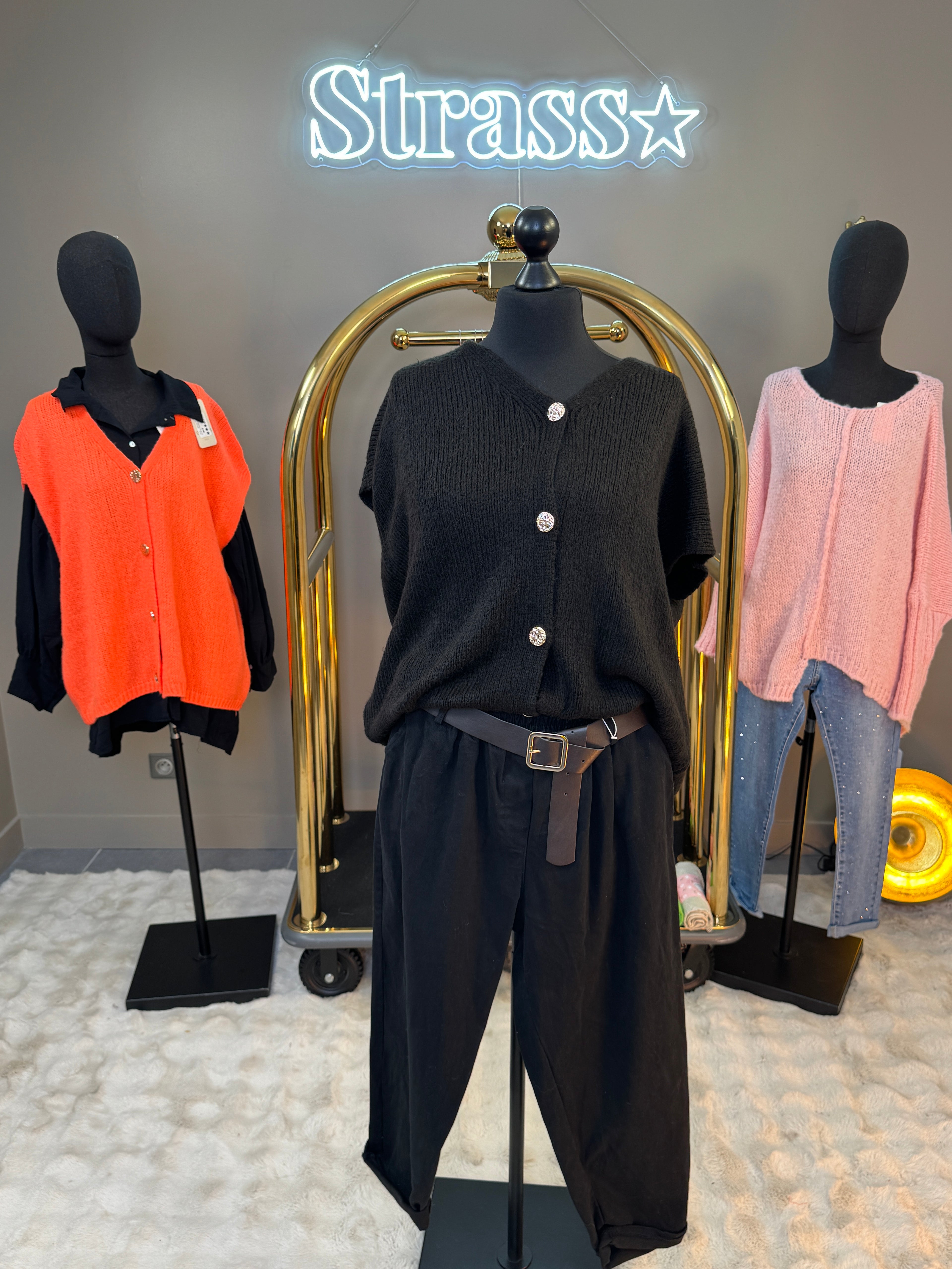 Pantalon Pascaline Noir Grande Taille