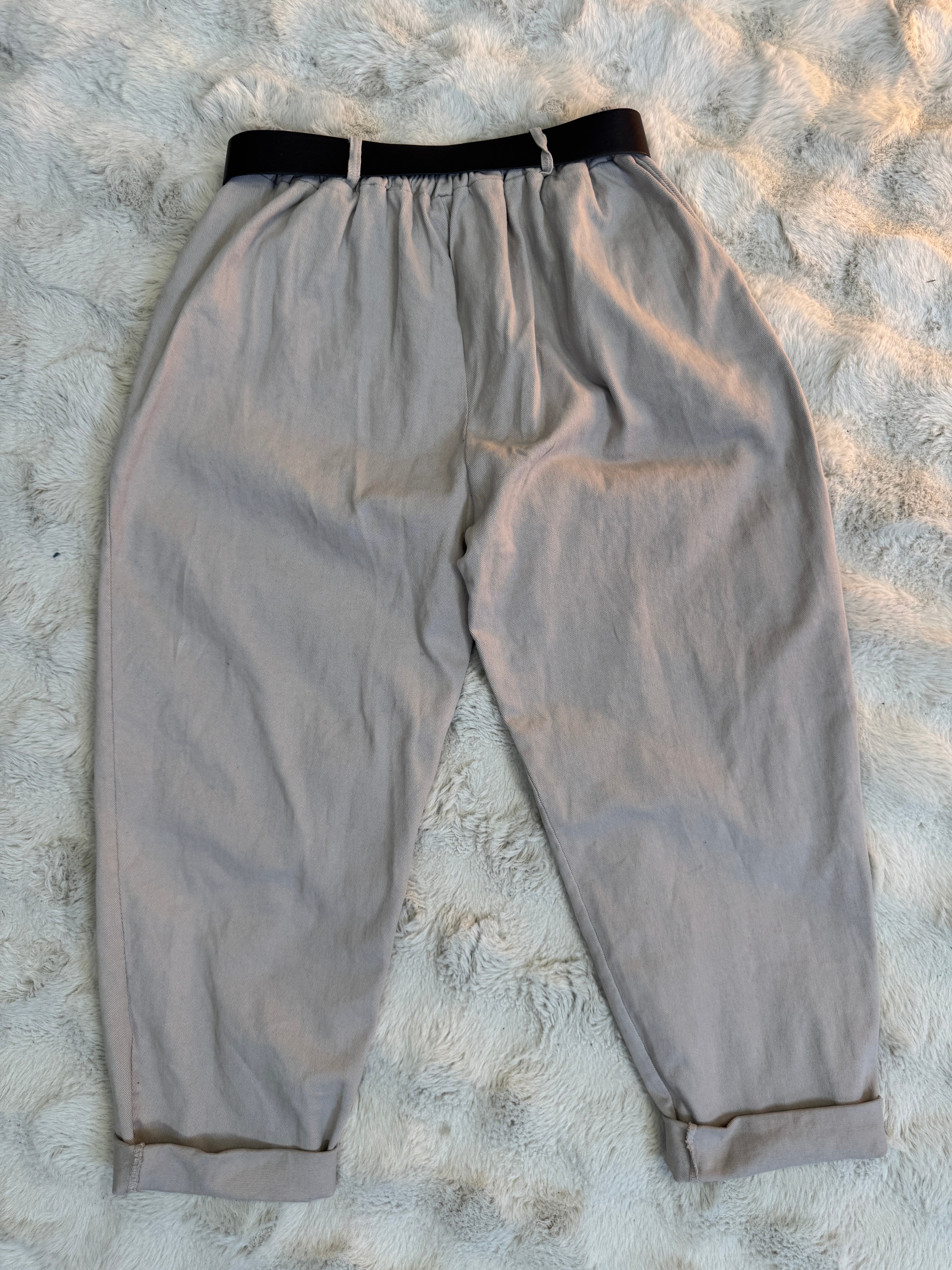 Pantalon Pascaline Beige Grande Taille