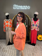 Blazer Fanta Abricot