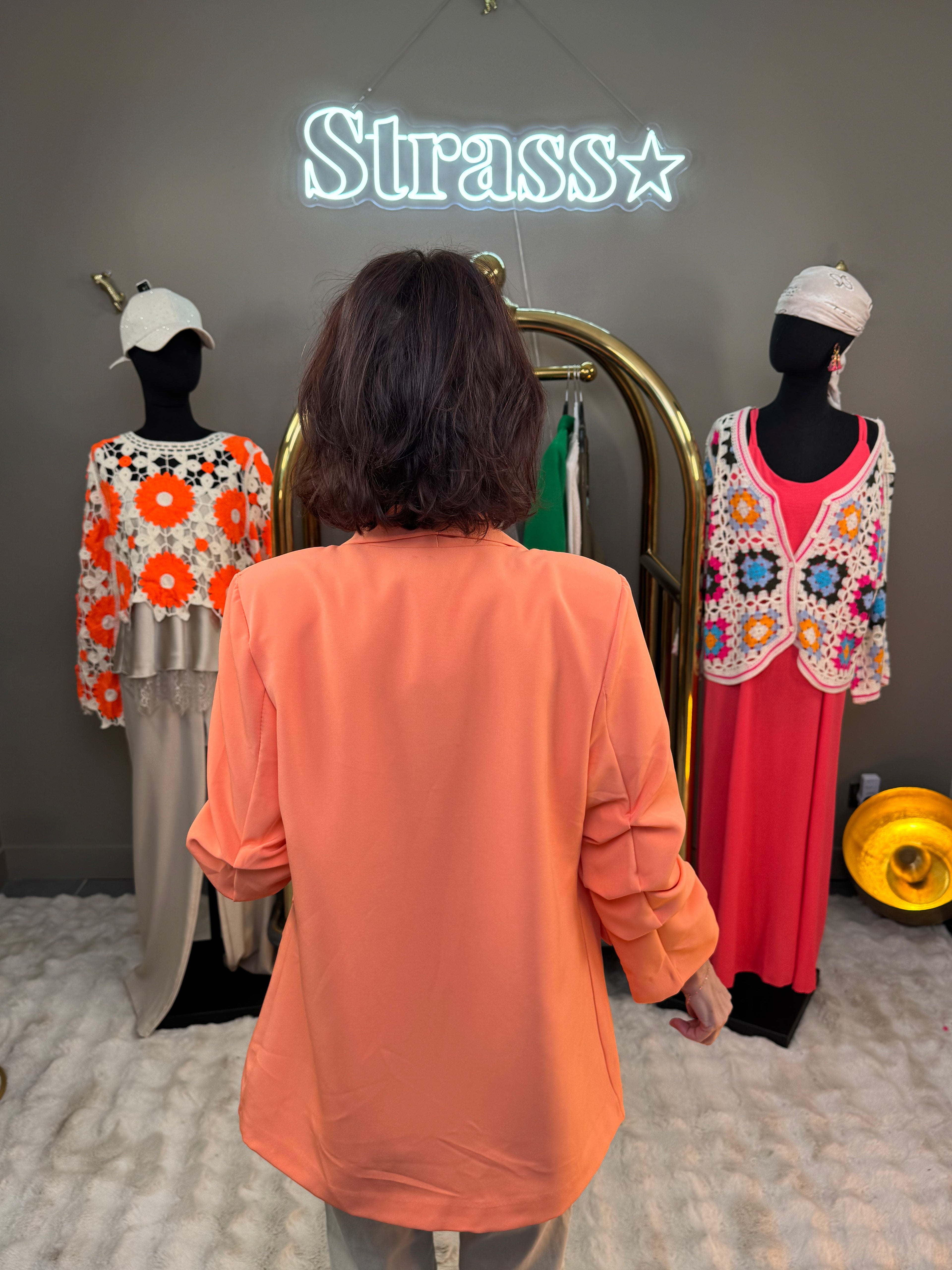 Blazer Fanta Abricot