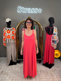 Robe Perles Corail