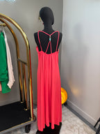 Robe Perles Corail