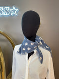 Écharpe petit Triangle Bleu Jean