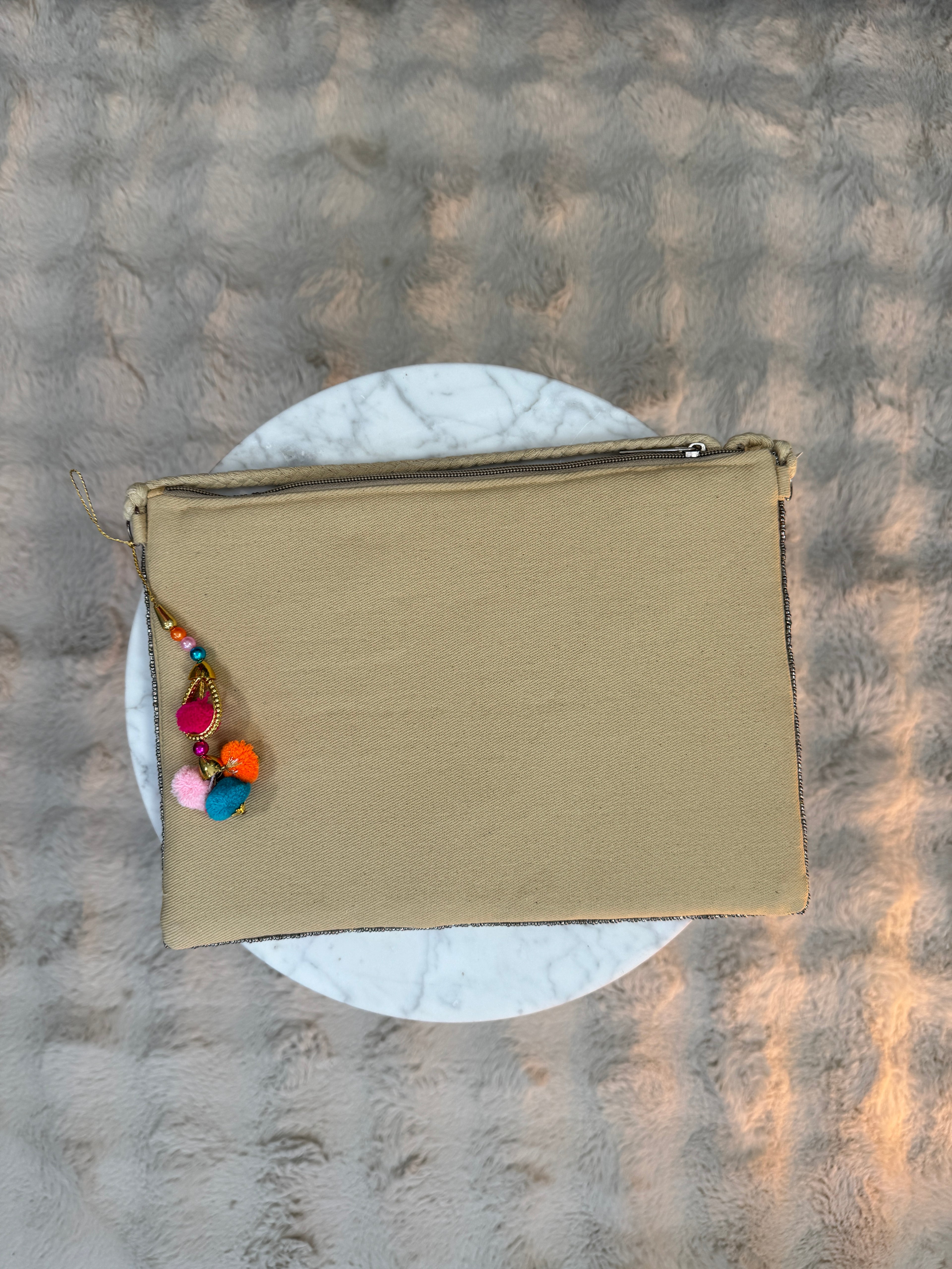 Pochette Perlés Rose