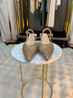 Chaussures Salomé Dorées