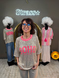 Tee Shirt Soho Rose Fluo