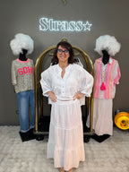 Jupe Broderie Anglaise Blanche