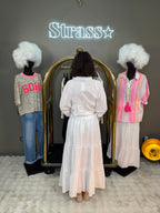 Jupe Broderie Anglaise Blanche