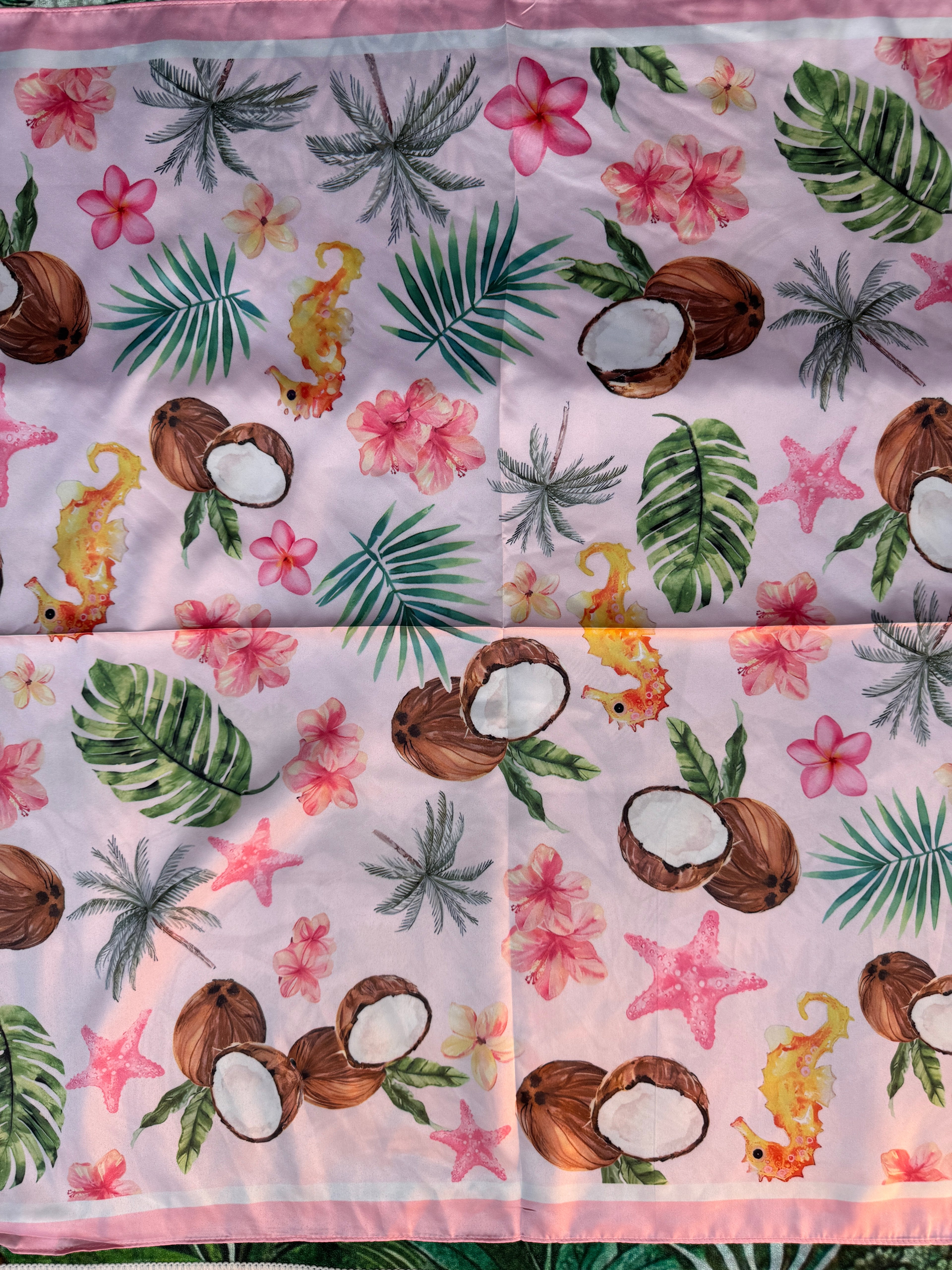 Foulard Coconuts Rose