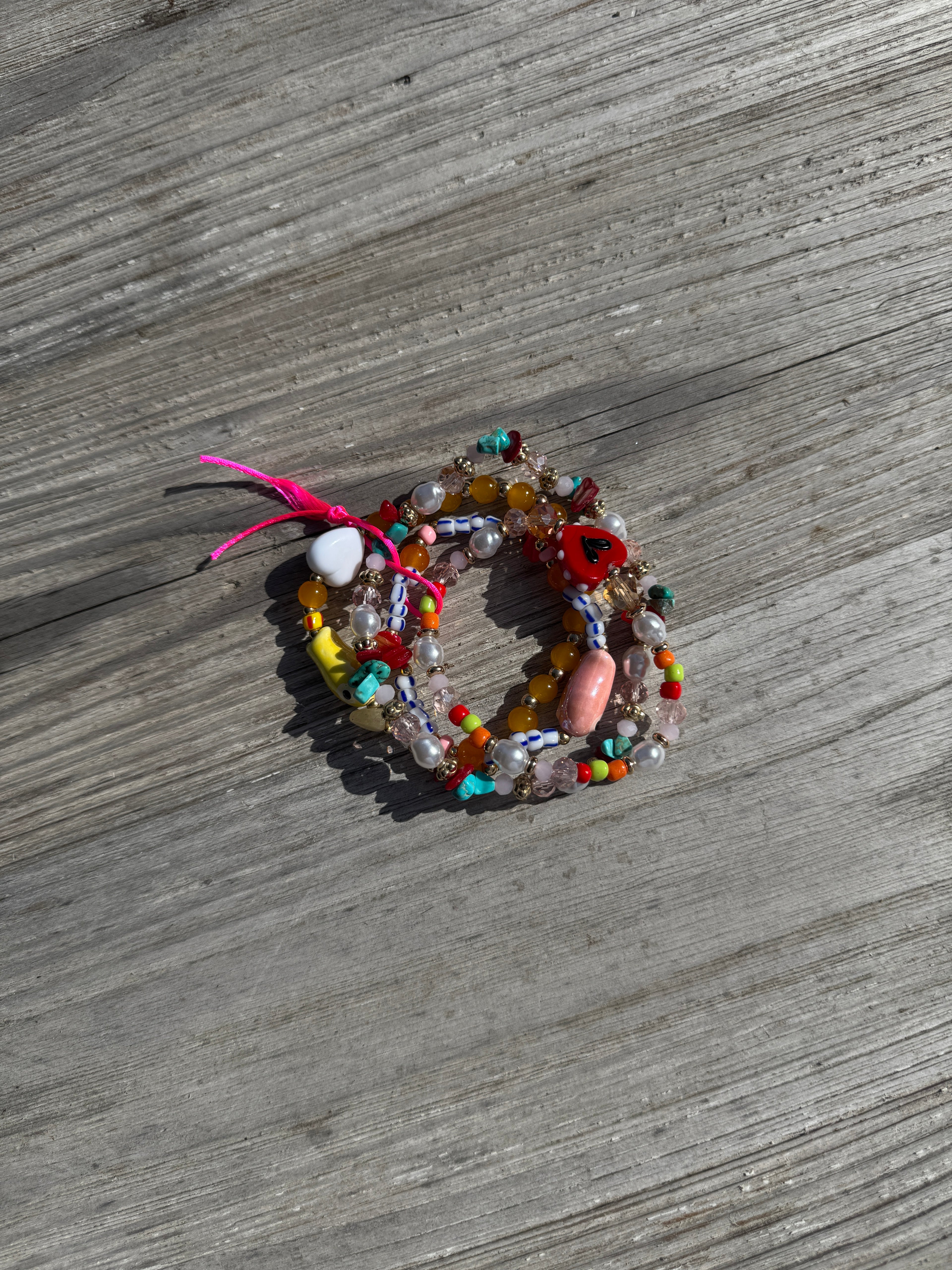 Lot de 4 bracelets multi