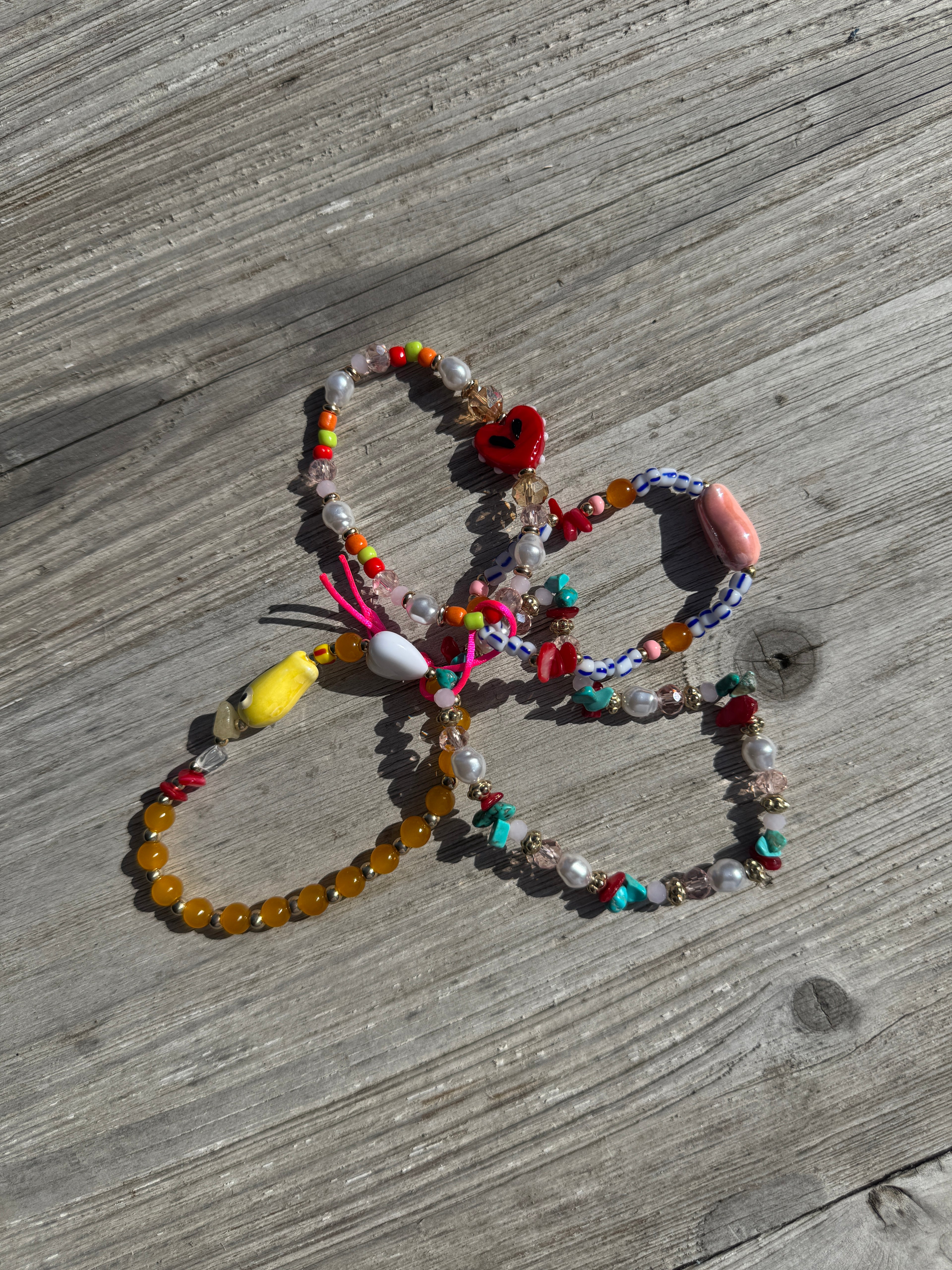 Lot de 4 bracelets multi