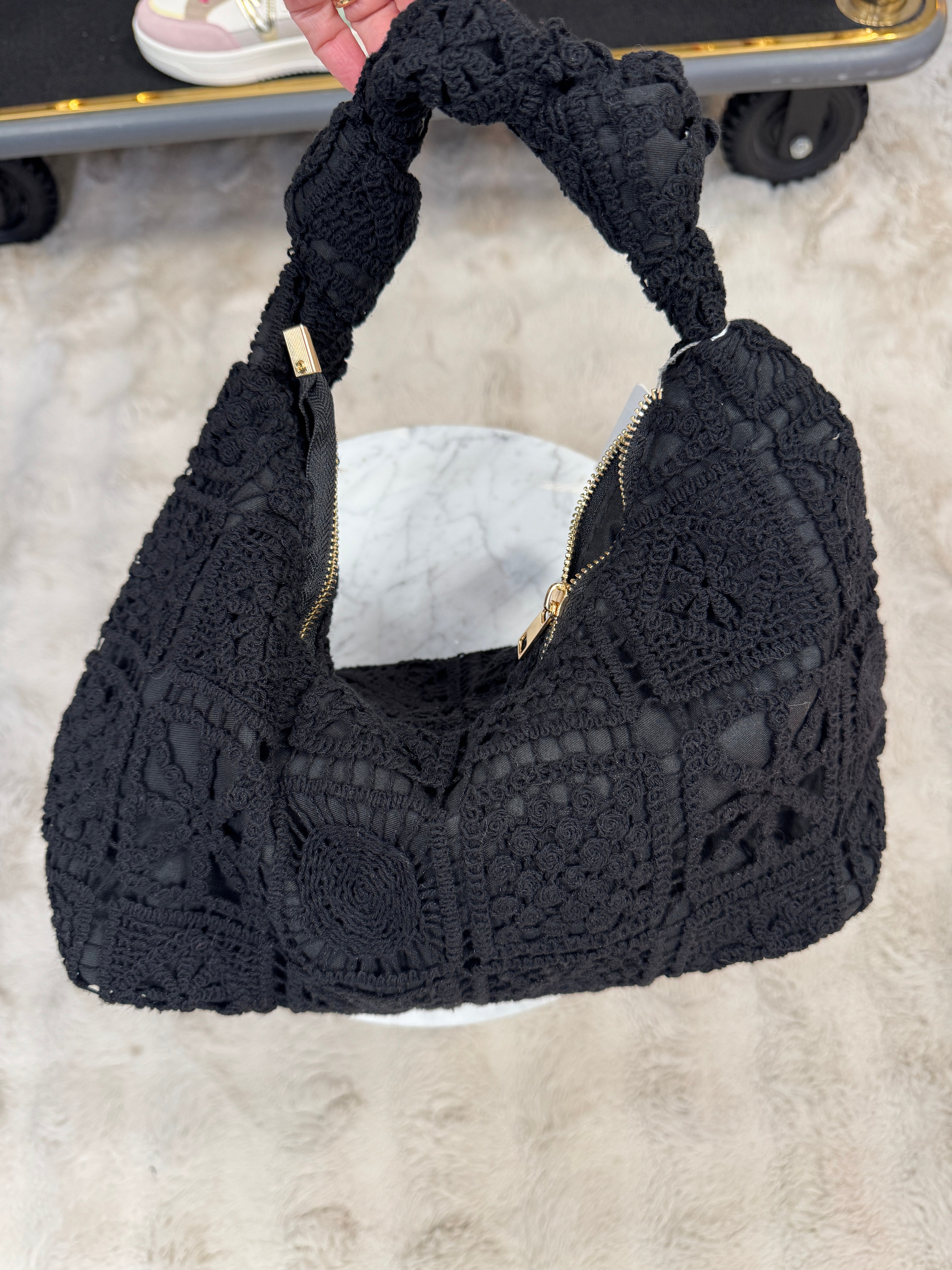 Sac Crochet Noir