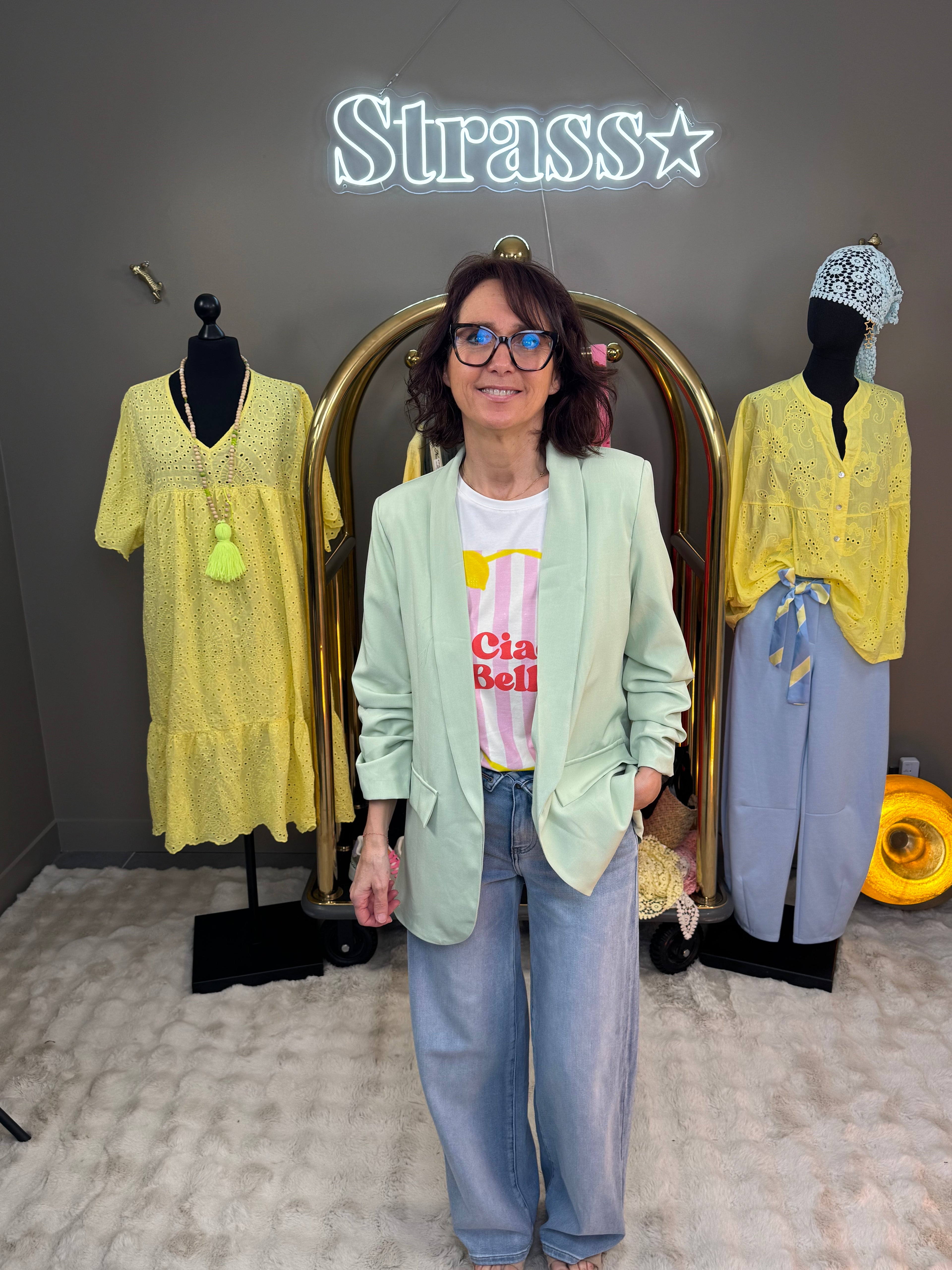 Blazer Fanta vert d’eau