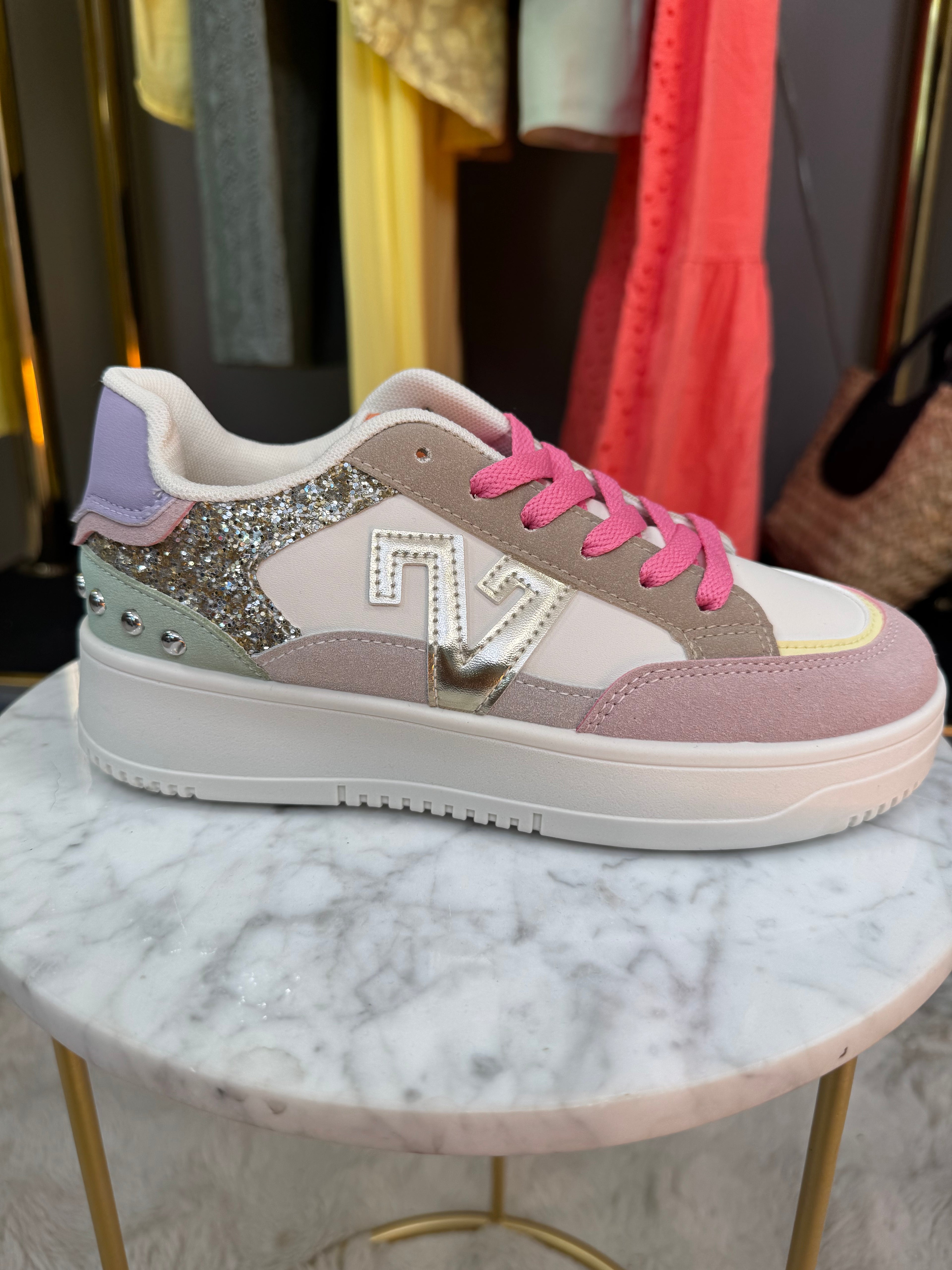 Baskets gang multicolore