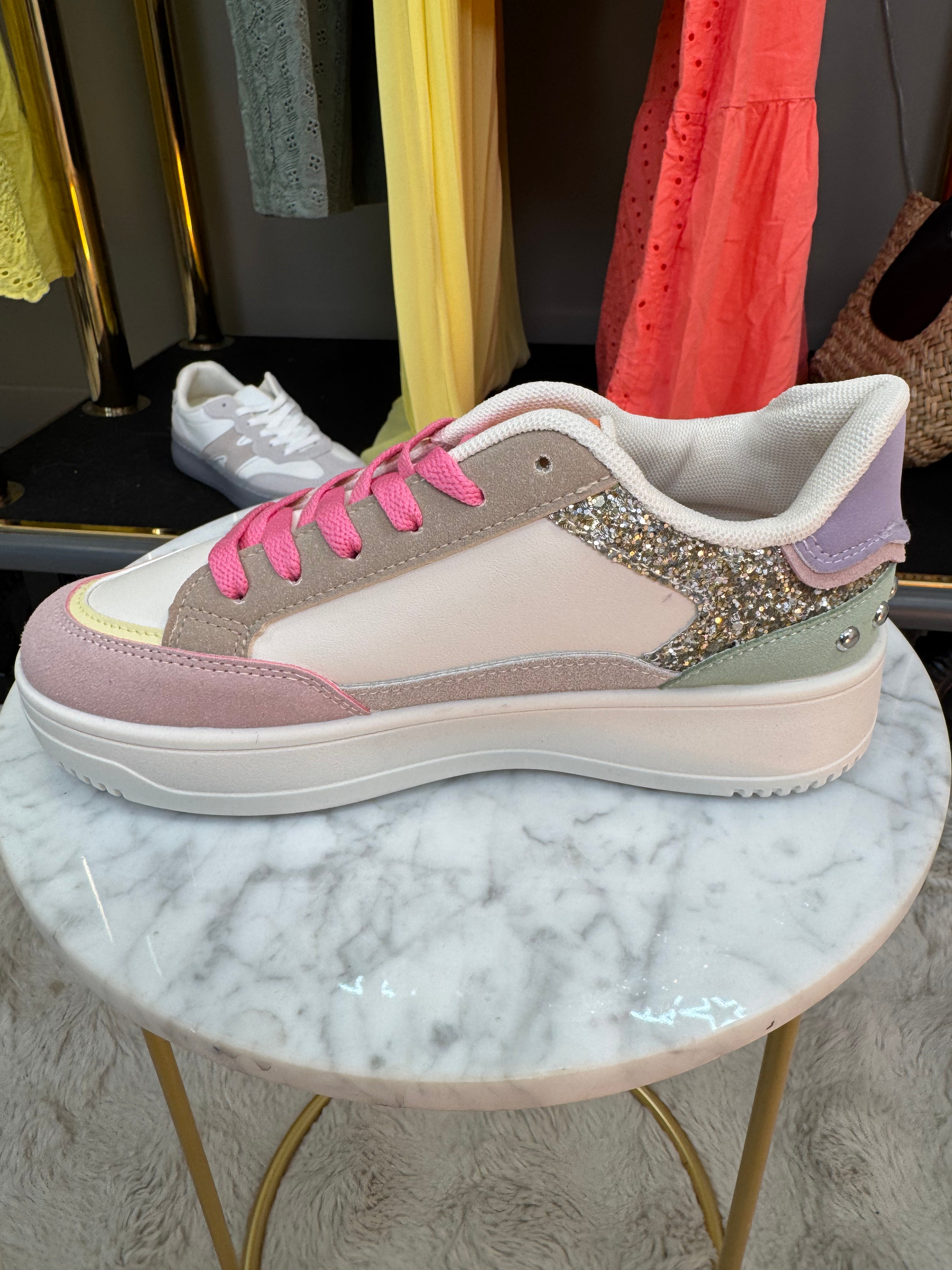 Baskets gang multicolore