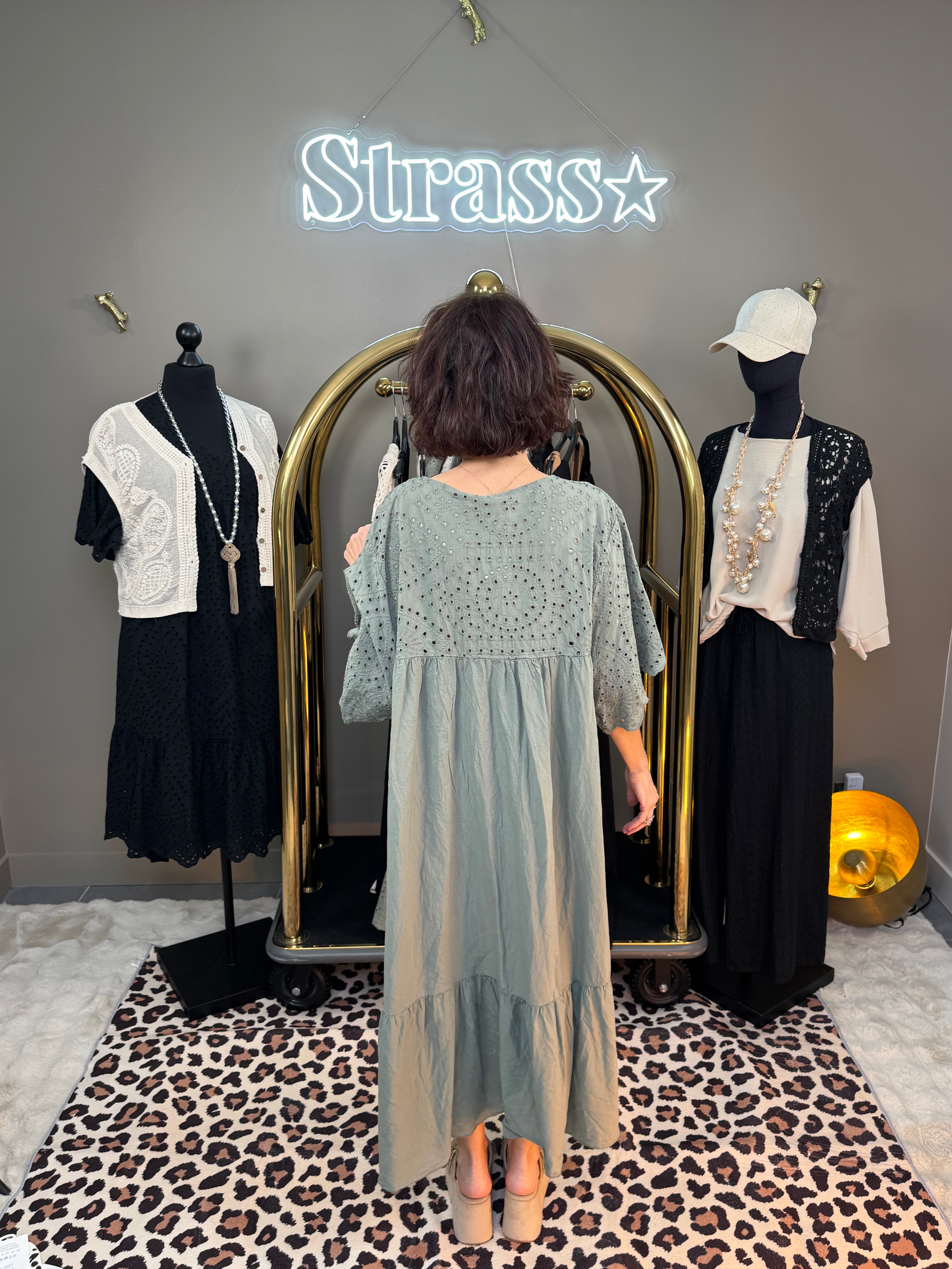 Robe Charline Kaki
