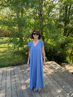 Combinaison V Bleue Jean
