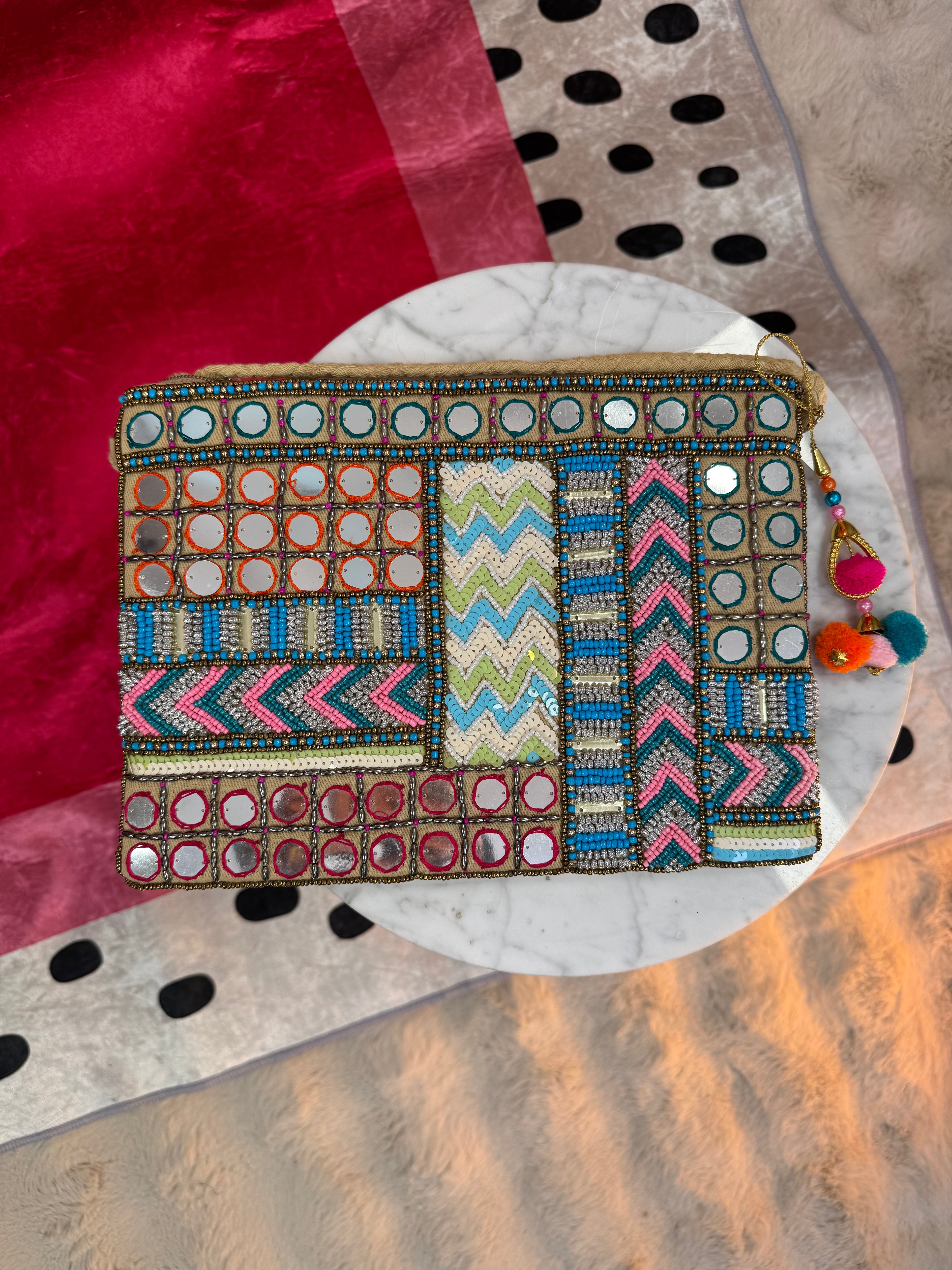 Pochette Perlés Pastel 2