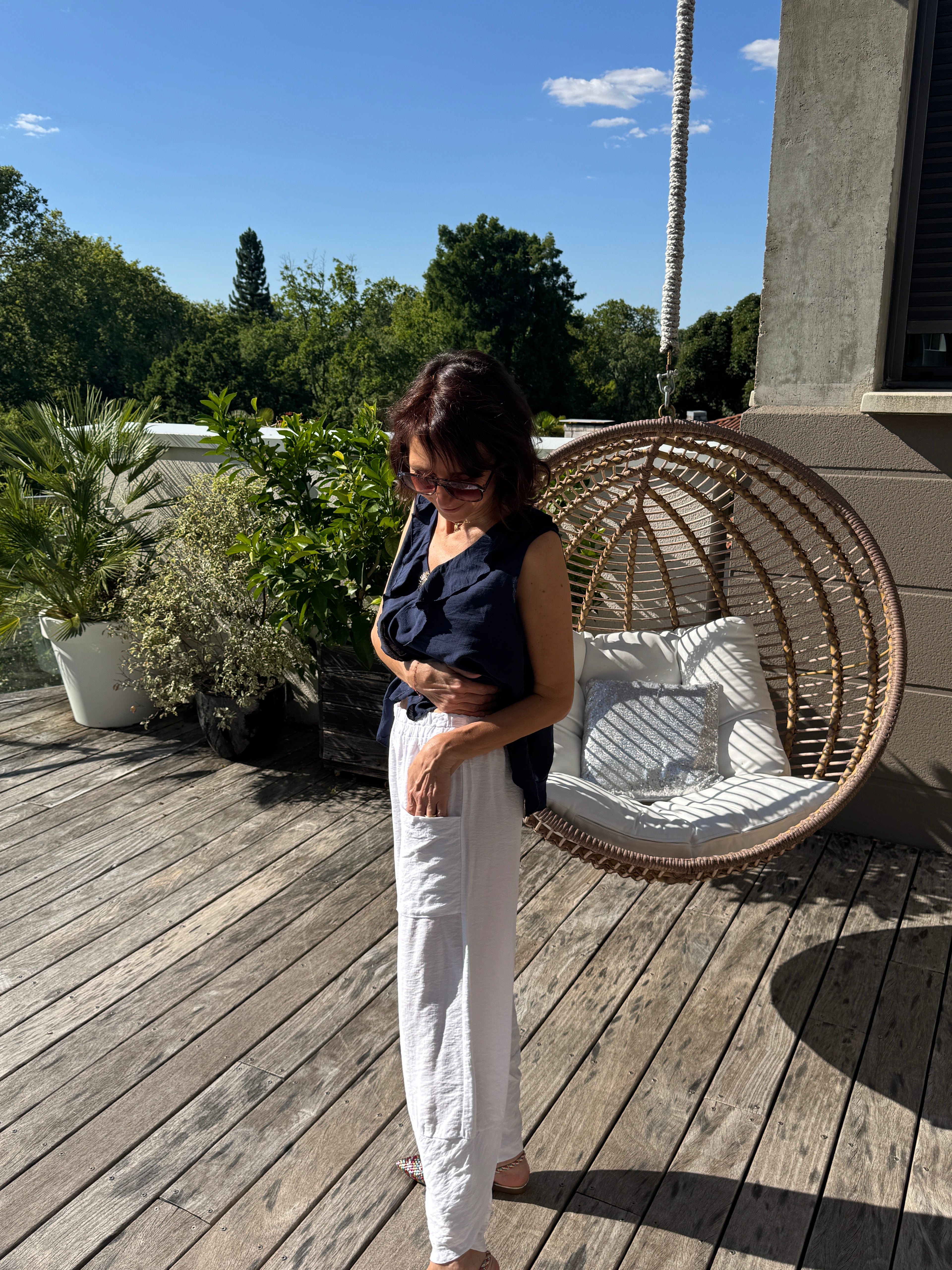 Pantalon Jason Blanc