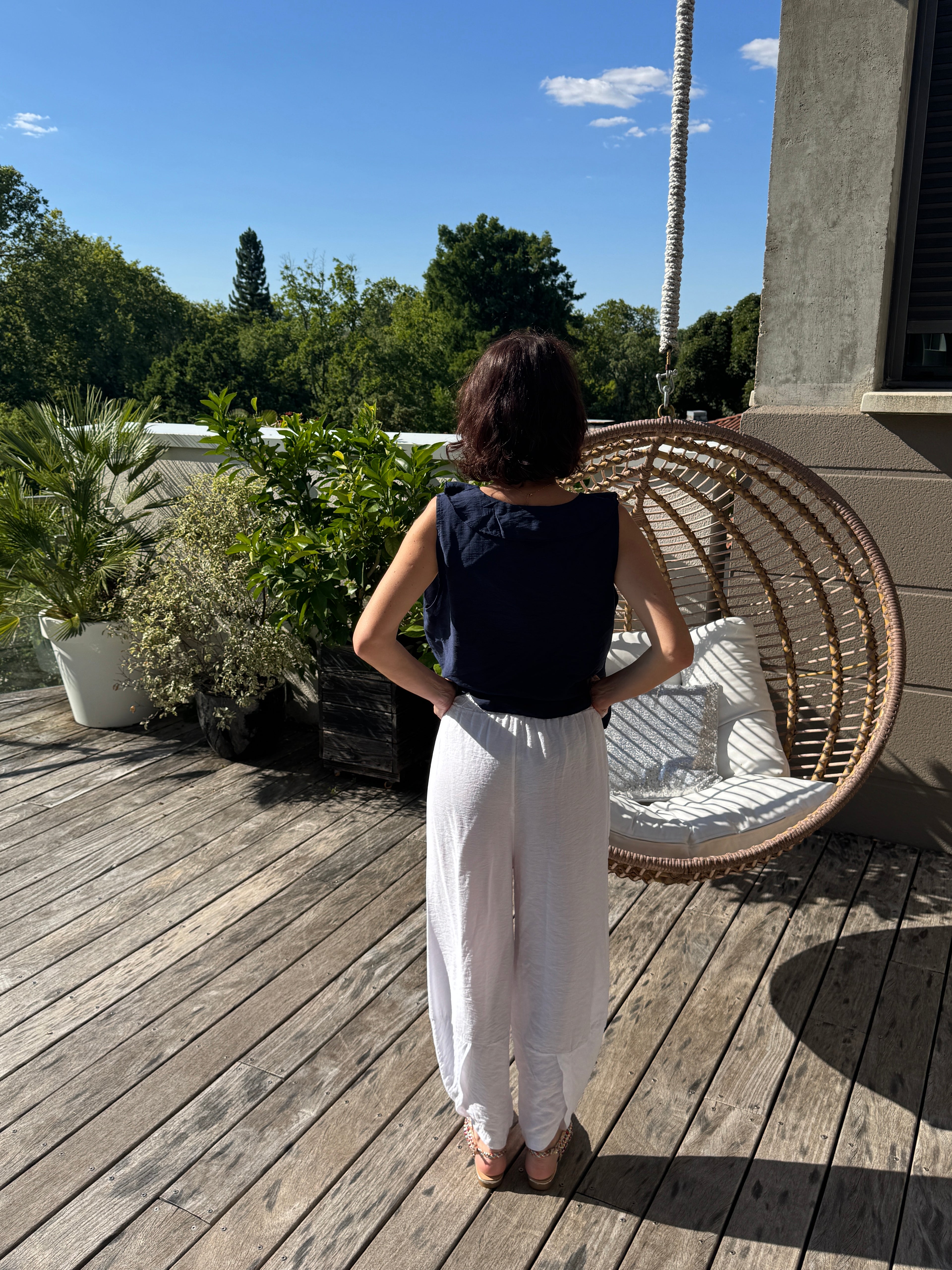 Pantalon Jason Blanc