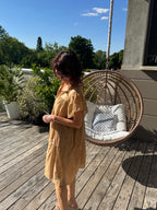 Robe Voile Légère Camel