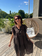 Robe Voile Légère Choco
