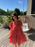 Robe Voile Légère Corail
