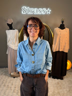 Chemise Boutons Coeurs Jean