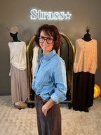 Chemise Boutons Coeurs Jean