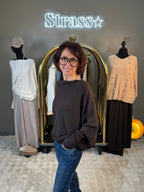 Pull Max Asymétrique Choco