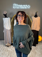 Pull Max Asymétrique Kaki