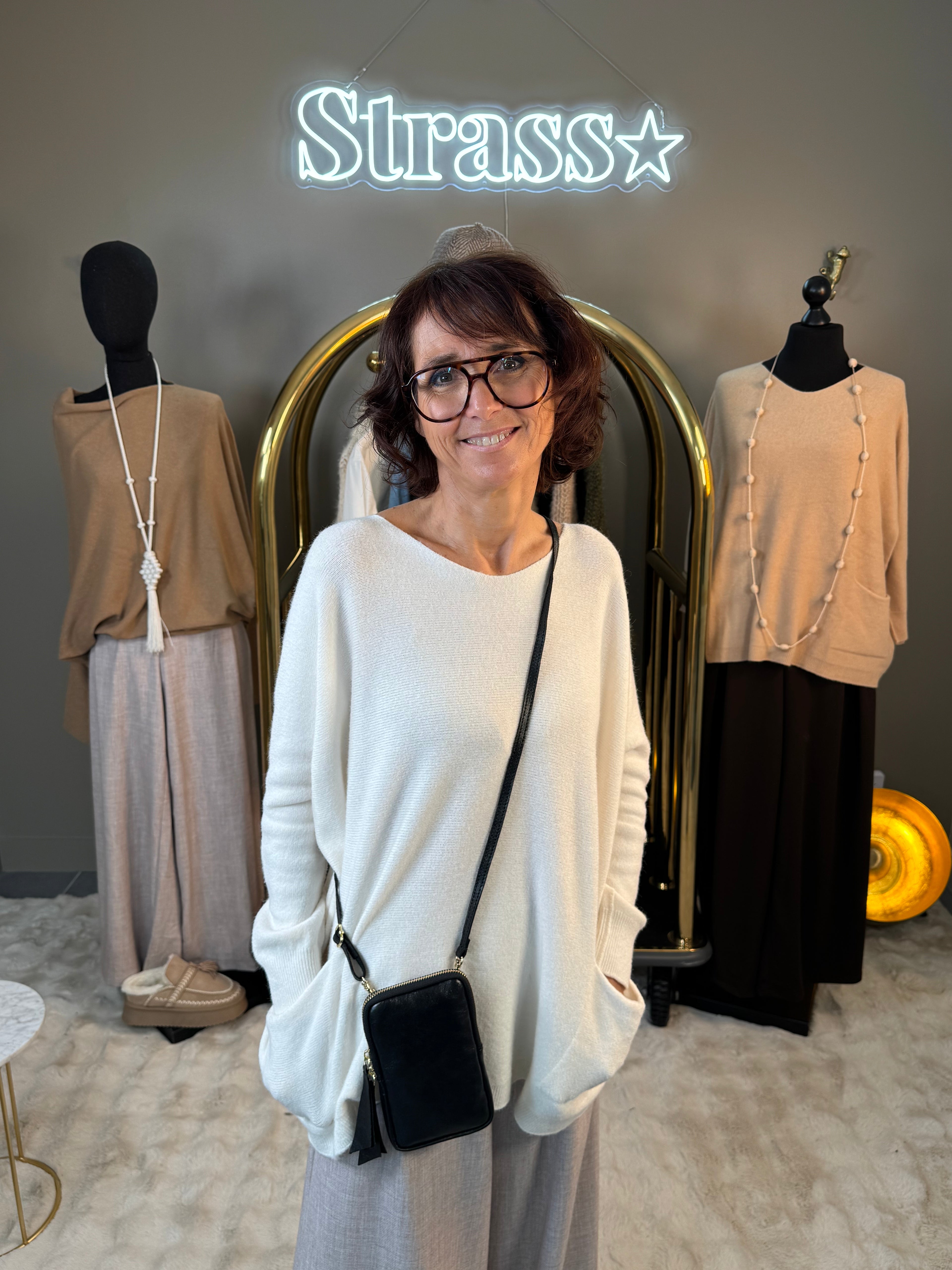 Pochette téléphone Noir