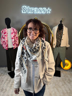 Écharpe Love Is Love Beige