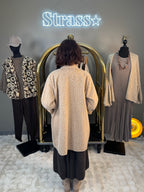 Manteau Laine Rase Camel