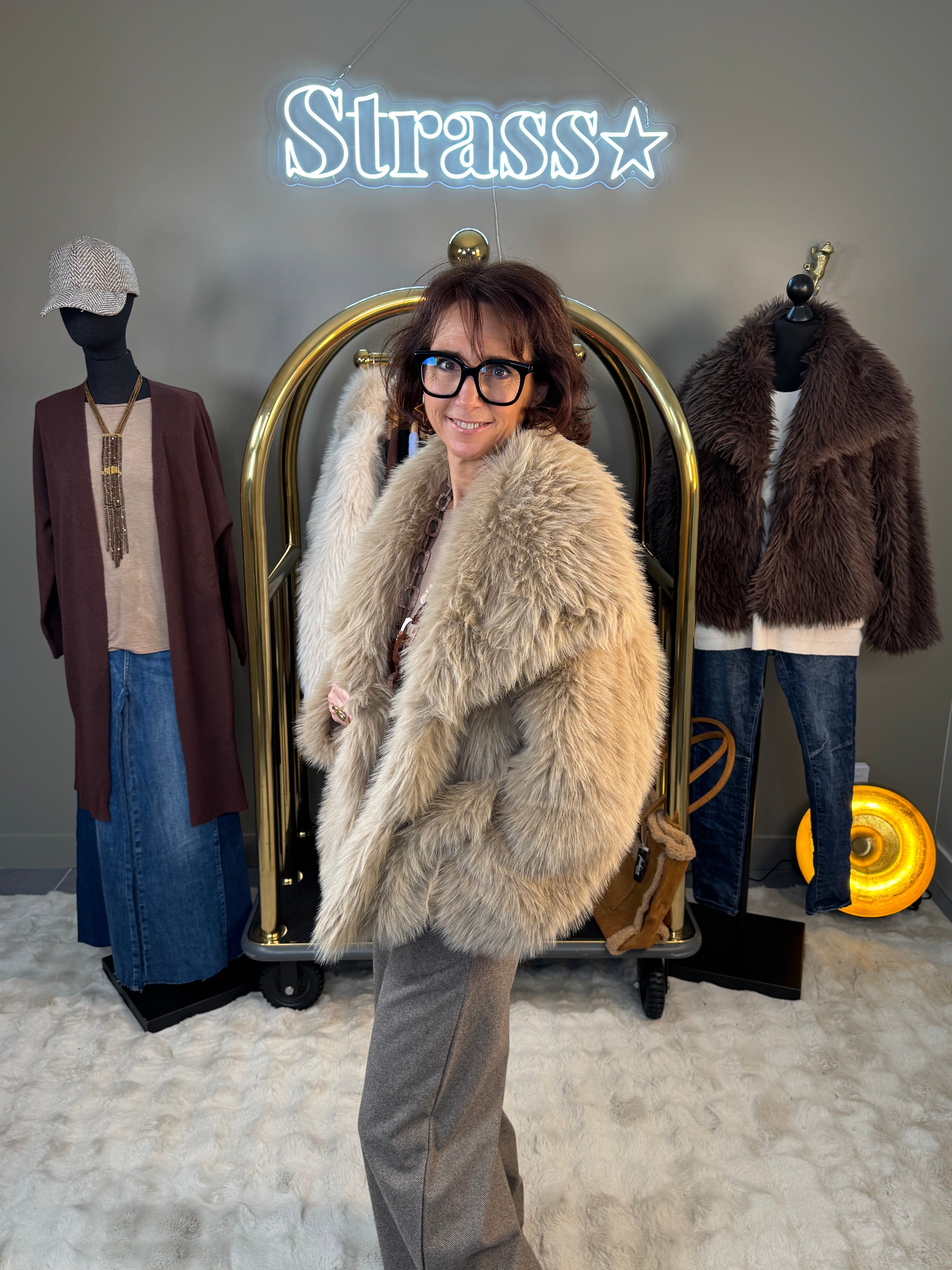 Veste Loulou Camel Clair