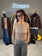 Sous Pull Cachemire Camel