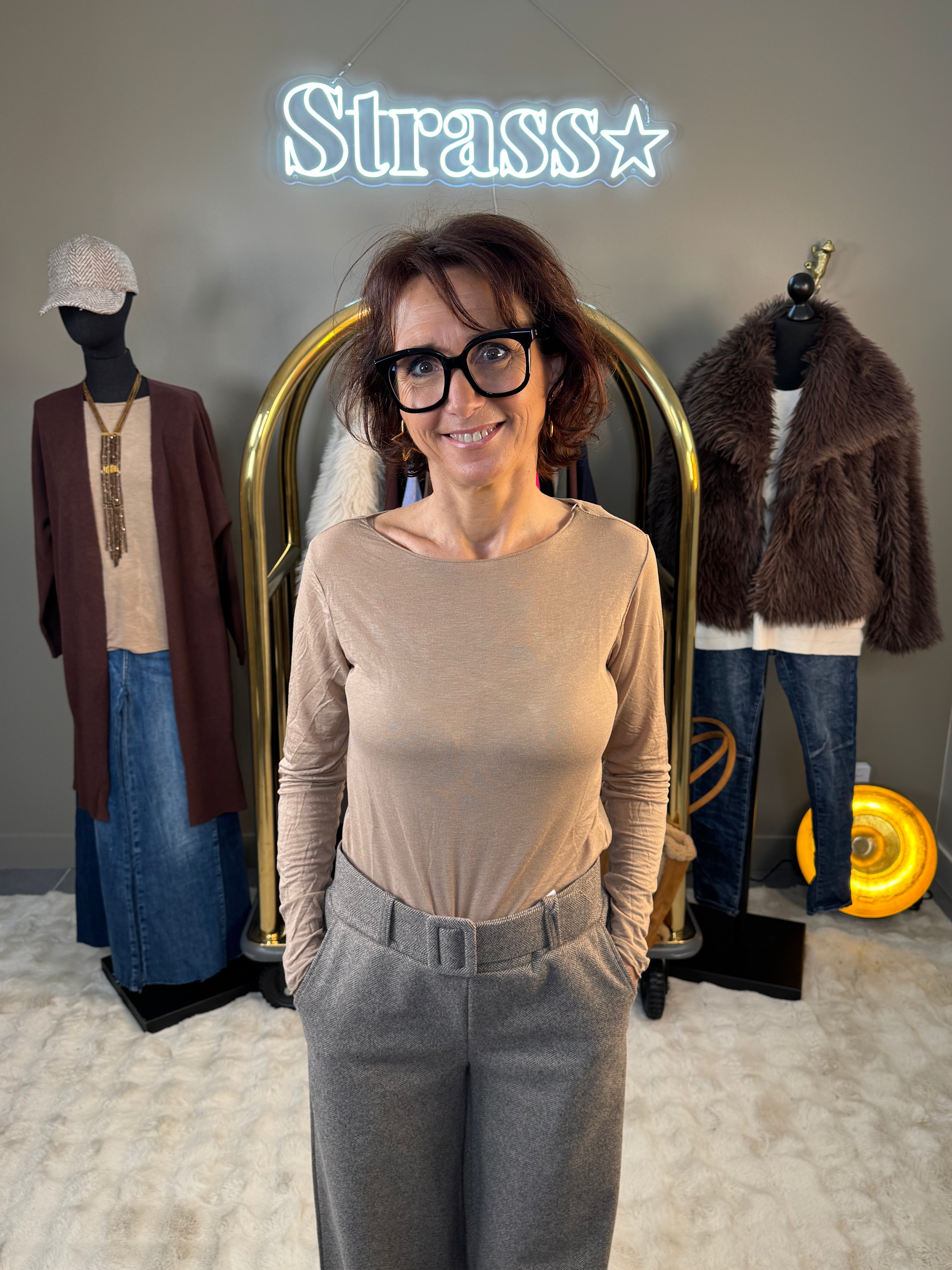 Sous Pull Cachemire Camel