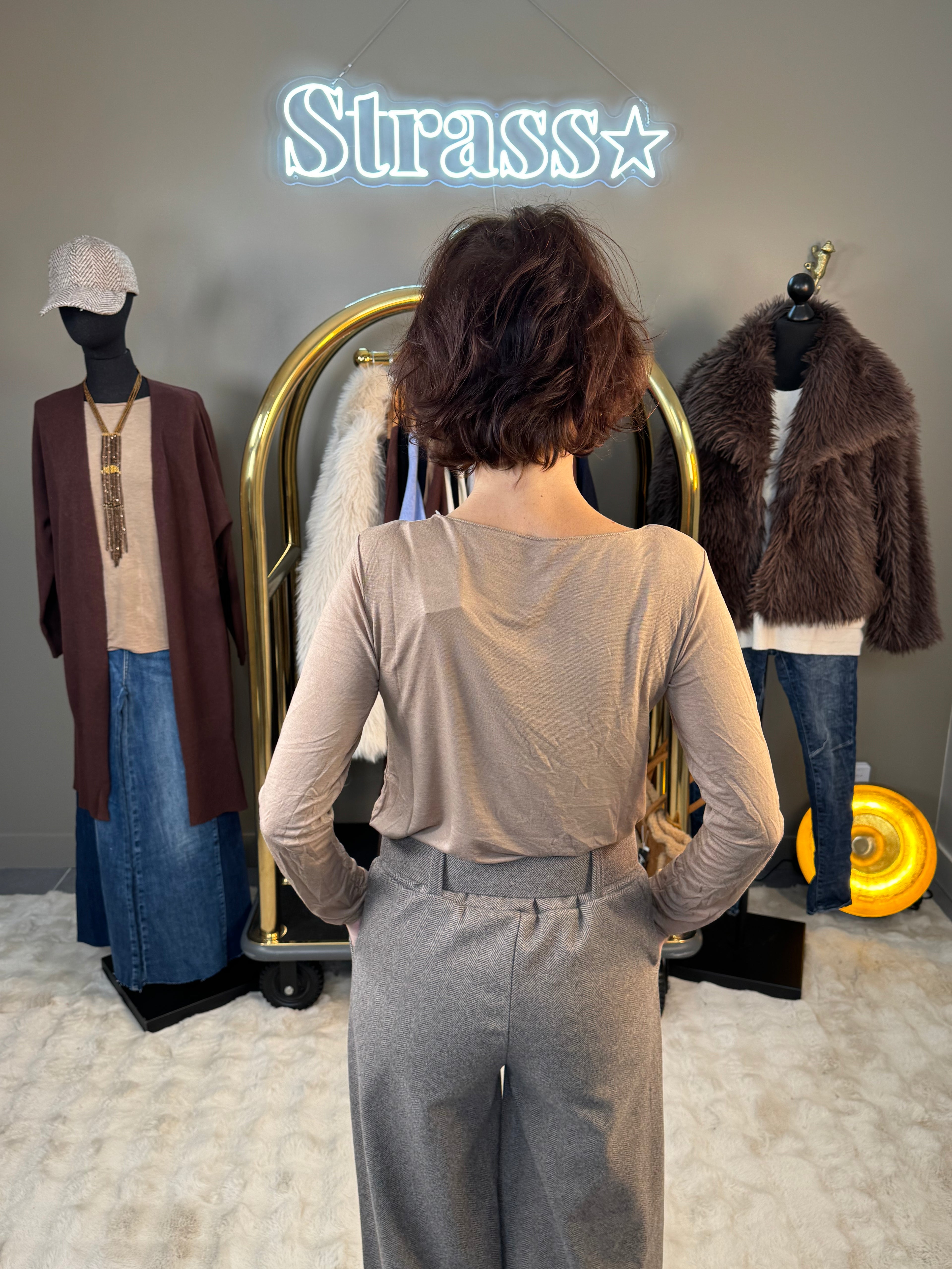 Sous Pull Cachemire Camel