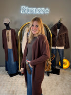 Gilet Mi-Long Max Choco