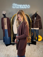 Gilet Mi-Long Max Choco