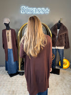 Gilet Mi-Long Max Choco