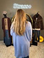 Gilet Mi-Long Max Bleu Ciel