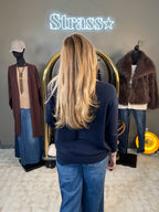 Pull Max V Bleu Marine