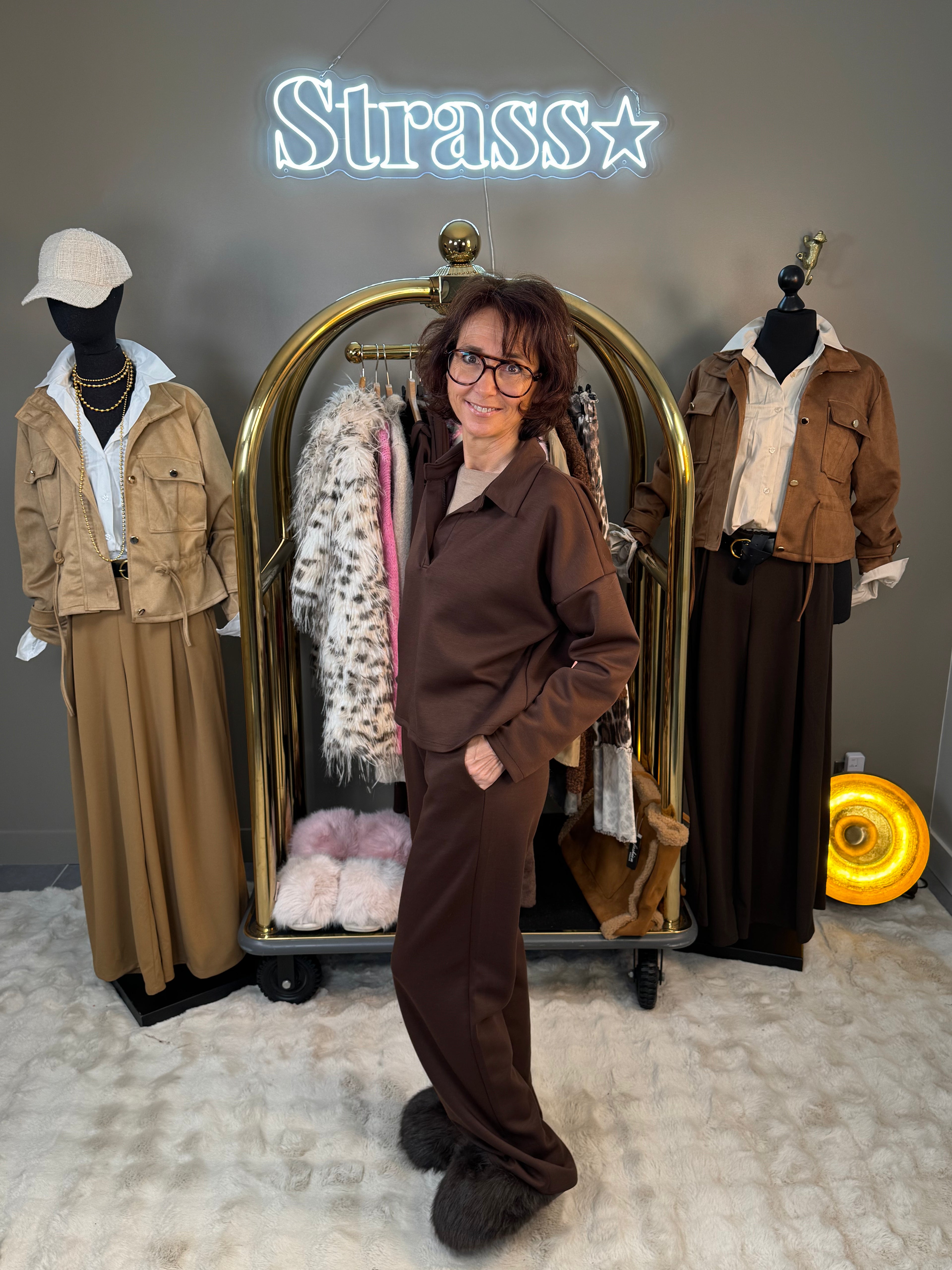 Ensemble Sweat Camionneur Choco