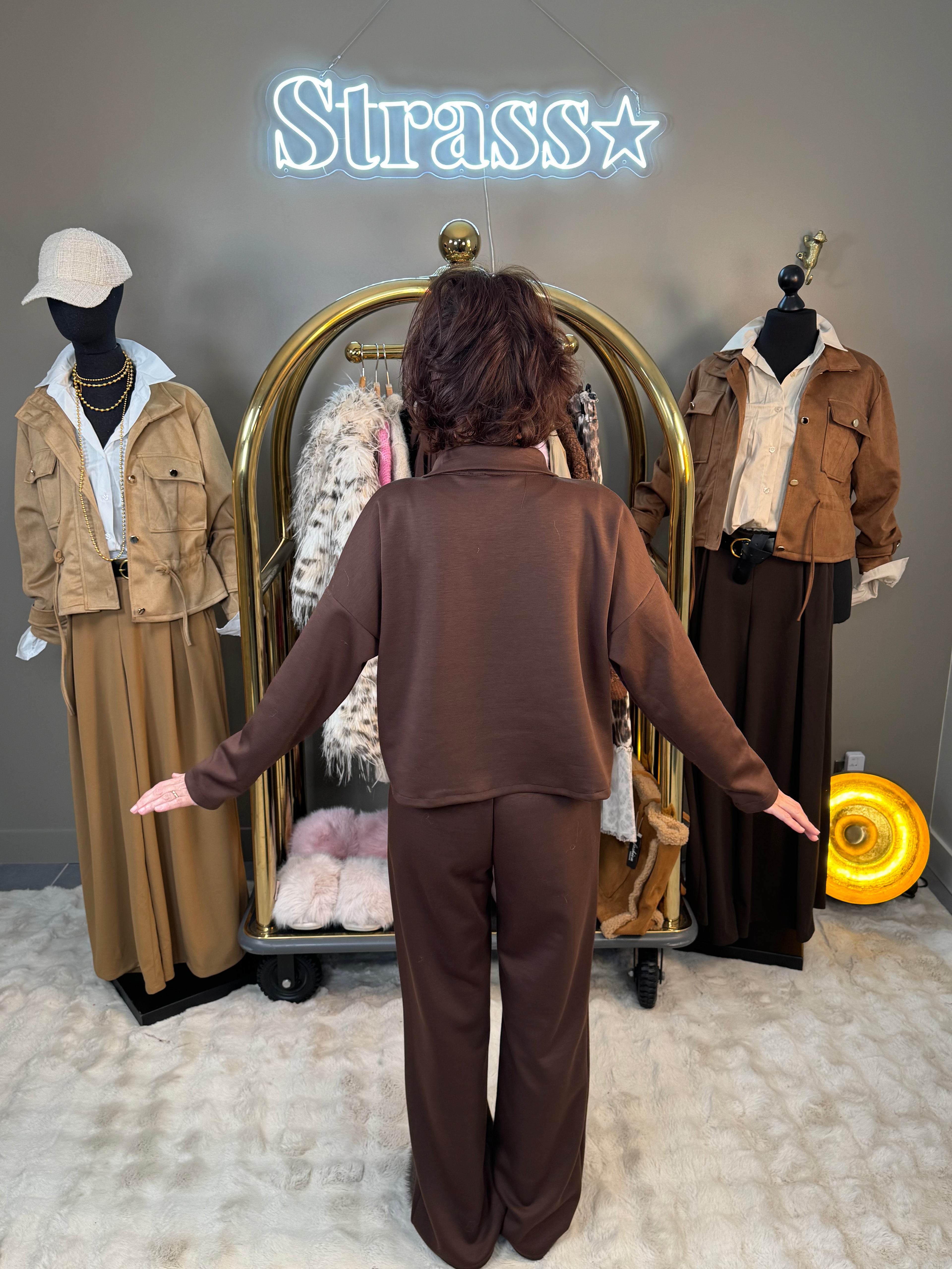 Ensemble Sweat Camionneur Choco