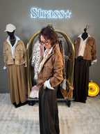 Veste Suédine Choco