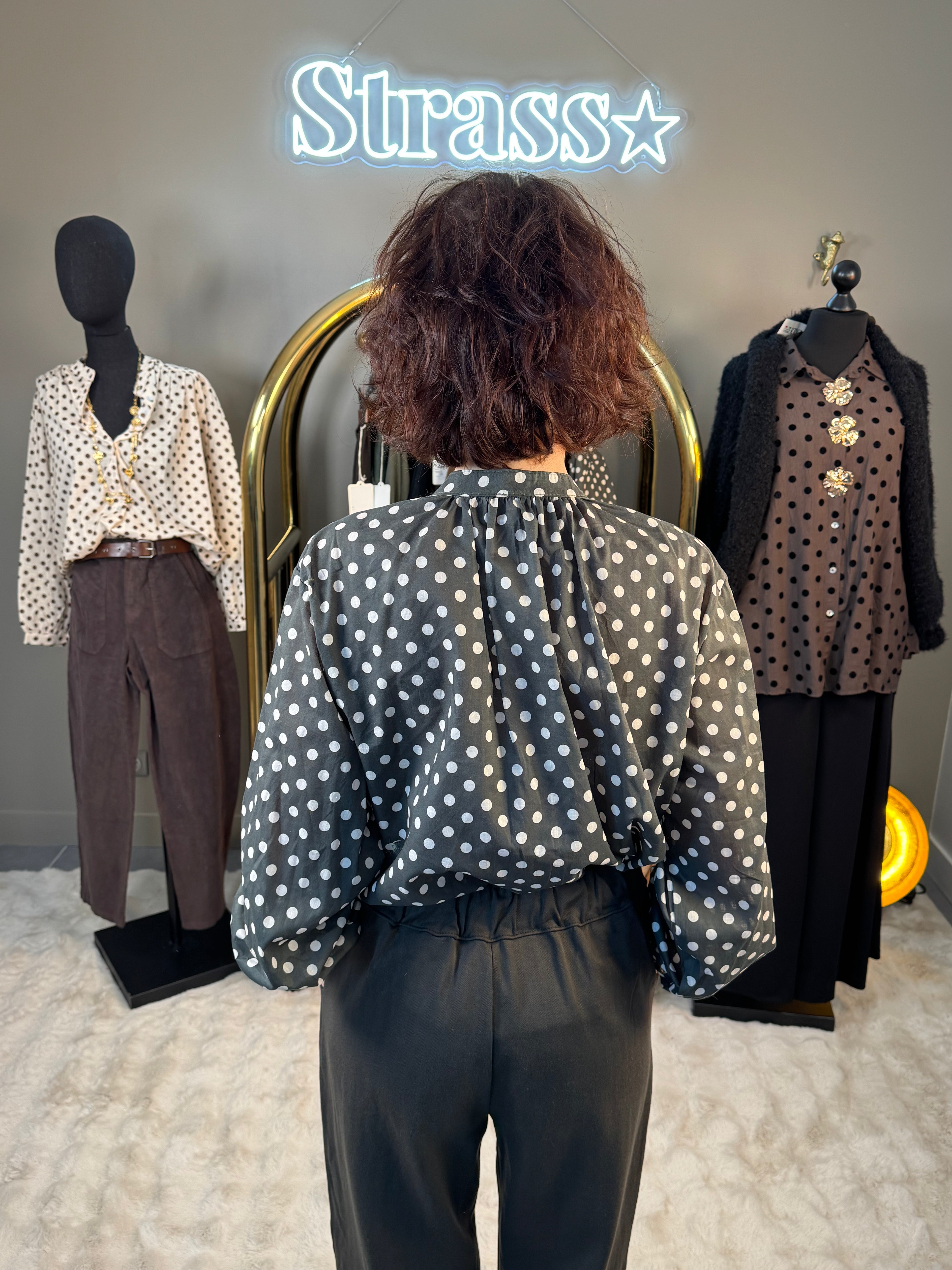 Chemise Petits Pois Kaki