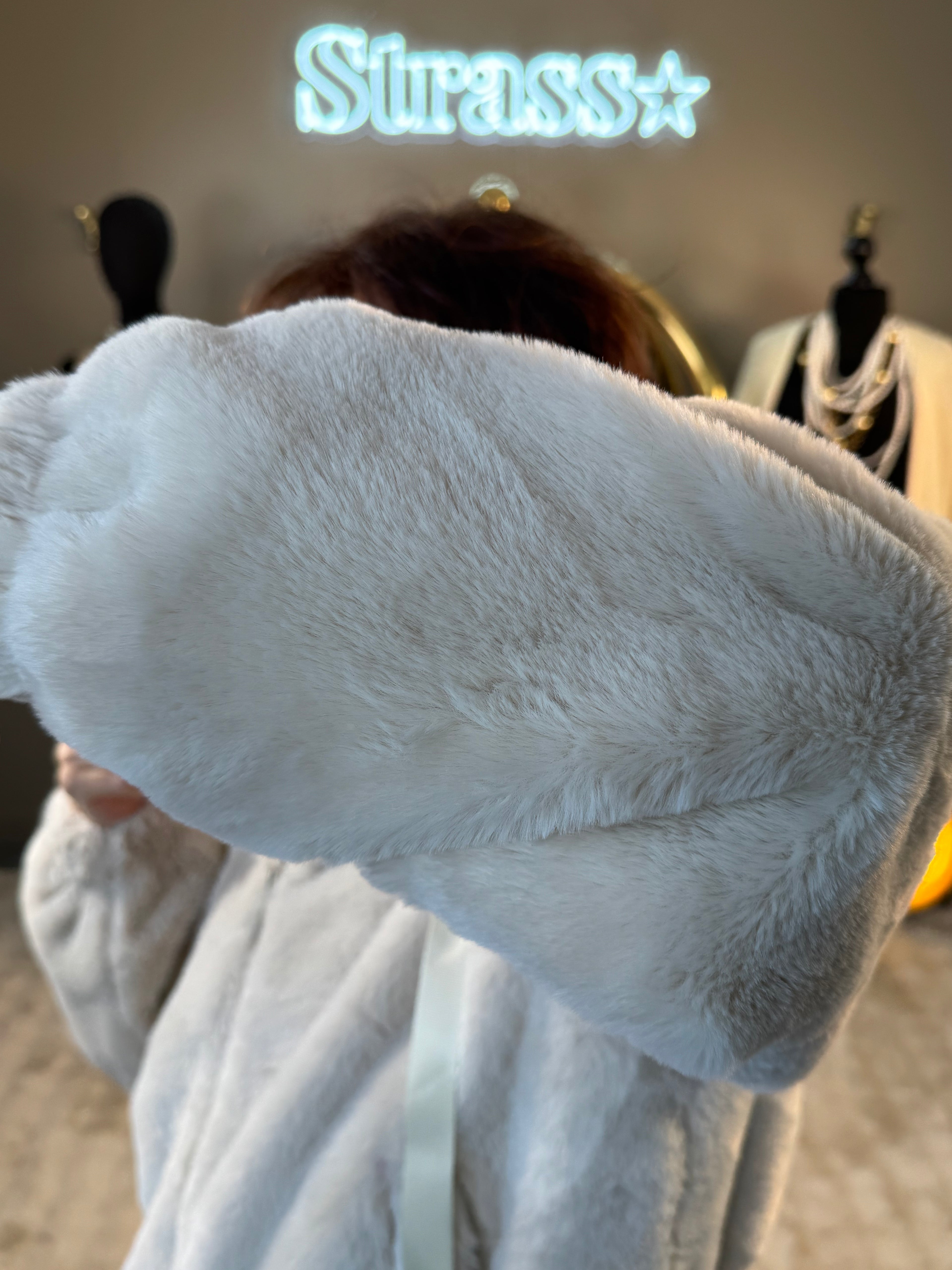 Blouson Kiki Capuche Beige