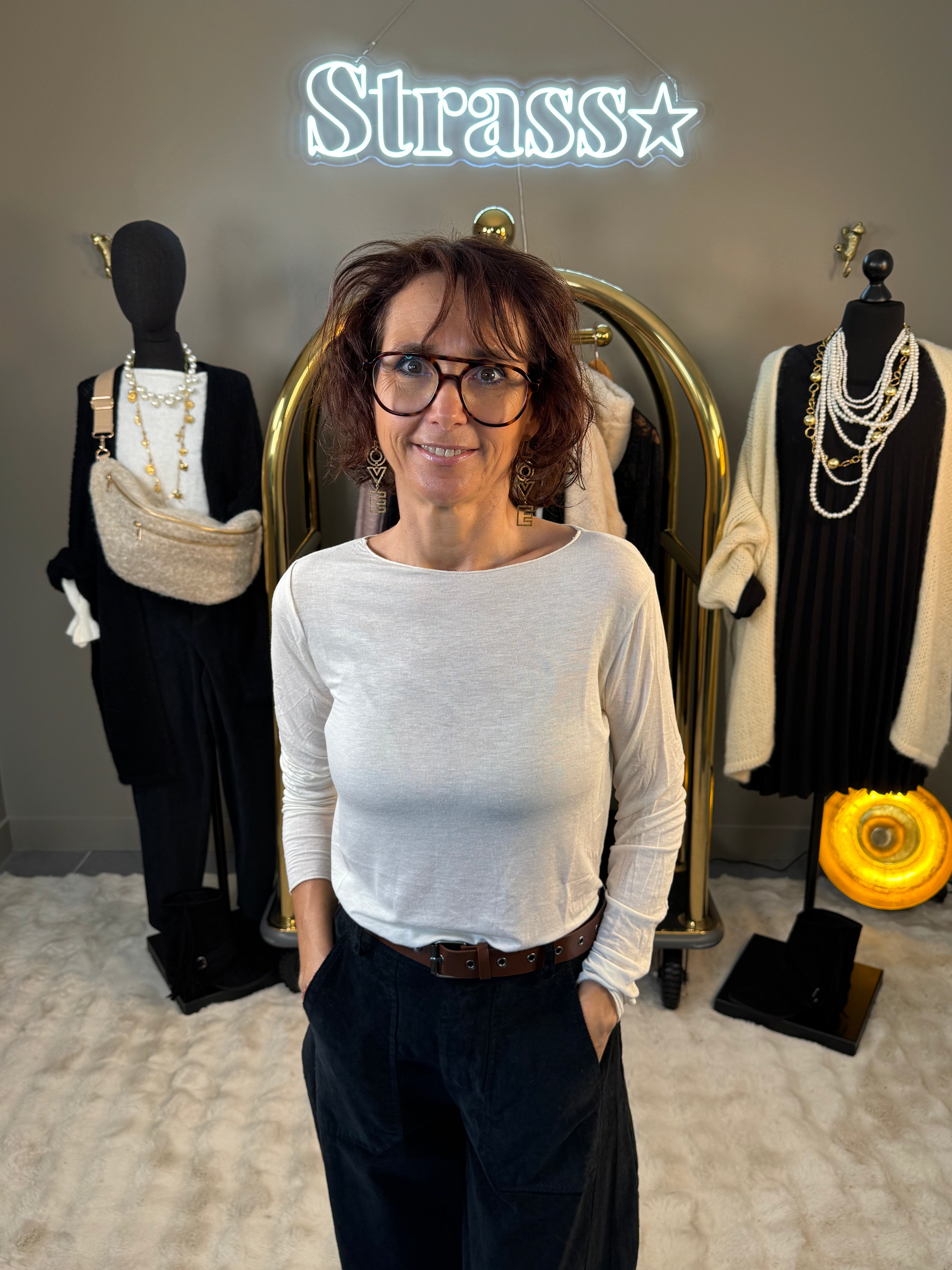 Sous Pull Cachemire Écru